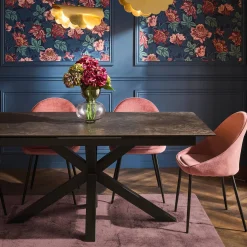 Sale Table extensible ADAM coloris noir 90 x 168 cm - 4MURS Tables