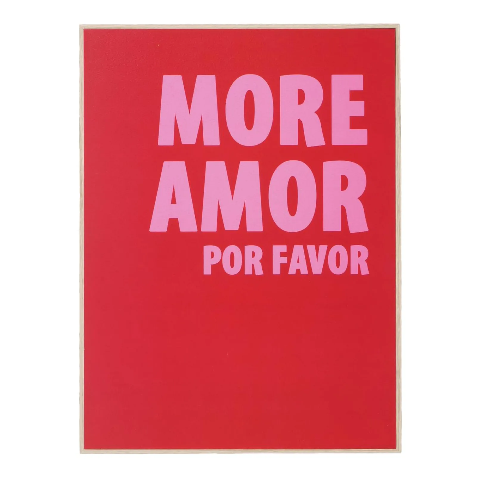 New Tableau AMOR coloris rouge - 4MURS Tableaux Et Affiches