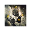 Hot Tableau BINET CHIEN PHOTO coloris noir - 4MURS Tableaux Et Affiches