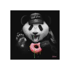 New Tableau BINET DONUTS coloris noir - 4MURS Tableaux Et Affiches