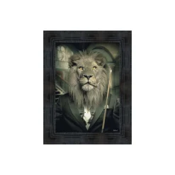 Discount Tableau BINET LION MAFIA coloris noir - 4MURS Tableaux Et Affiches
