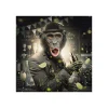 Sale Tableau BINET SINGE BAR coloris noir - 4MURS Tableaux Et Affiches