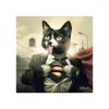 New Tableau BINET SUPERCAT coloris noir - 4MURS Tableaux Et Affiches