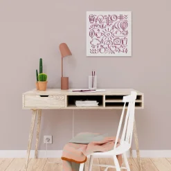 Fashion Tableau en verre LIGHTING BOARD 50 x 50 cm - 4MURS Tableaux Et Affiches