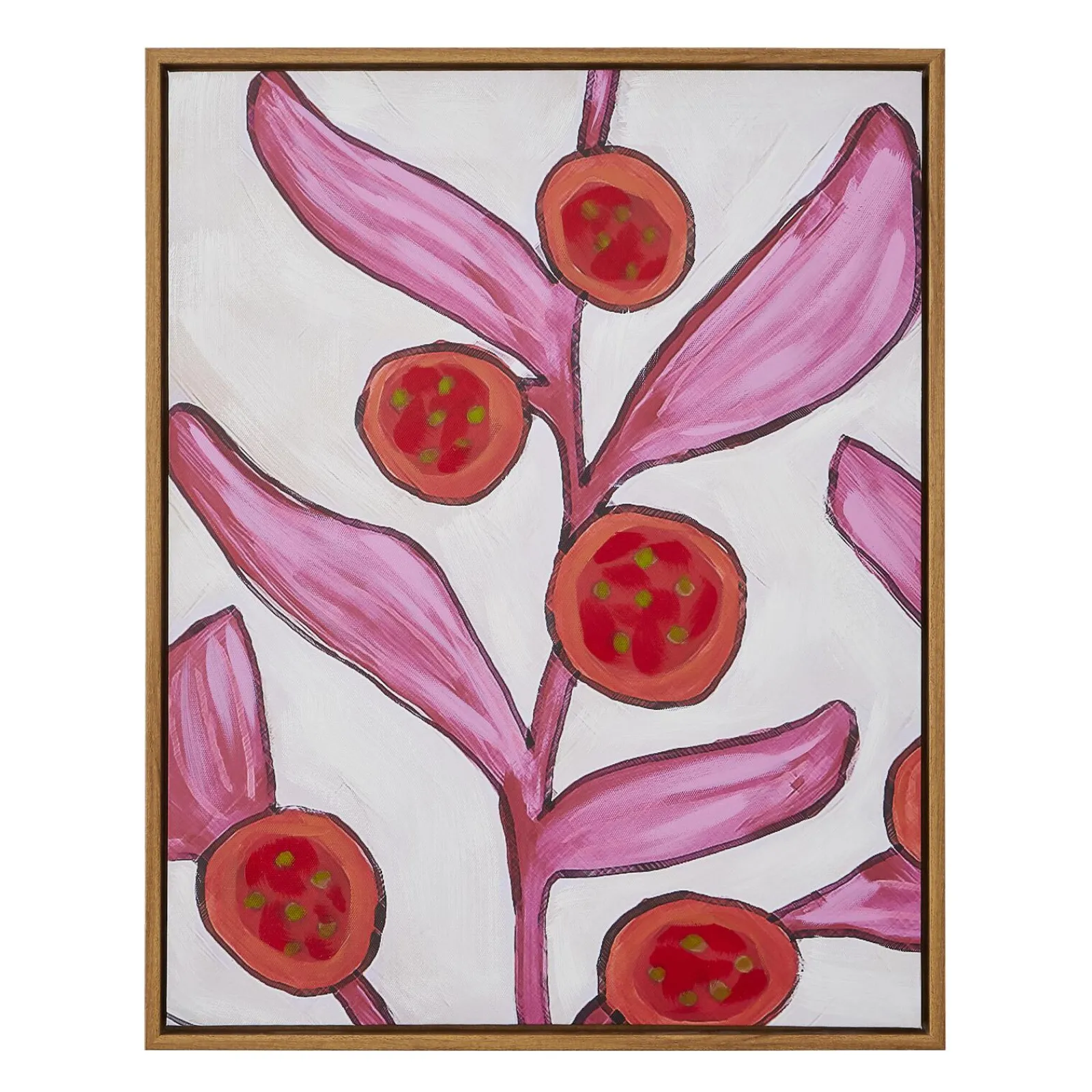 Outlet Tableau GRENADE coloris BLANC / ROSE - 4MURS Tableaux Et Affiches