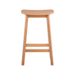 Discount Tabouret de bar ARAMIS coloris chêne clair - 4MURS Chaises Et Tabourets