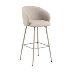 Sale Tabouret de bar ELEANOR coloris beige - 4MURS Chaises Et Tabourets