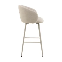 Sale Tabouret de bar ELEANOR coloris beige - 4MURS Chaises Et Tabourets