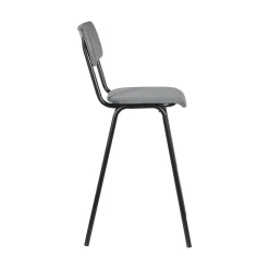 Clearance Tabouret de bar TALYA coloris gris - 4MURS Chaises Et Tabourets
