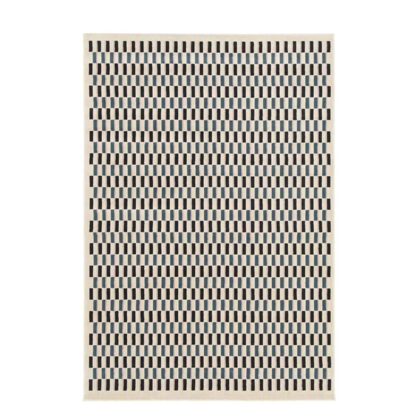 Online Tapis ANIAS coloris bleu acier 160 x 230 cm - 4MURS Tapis