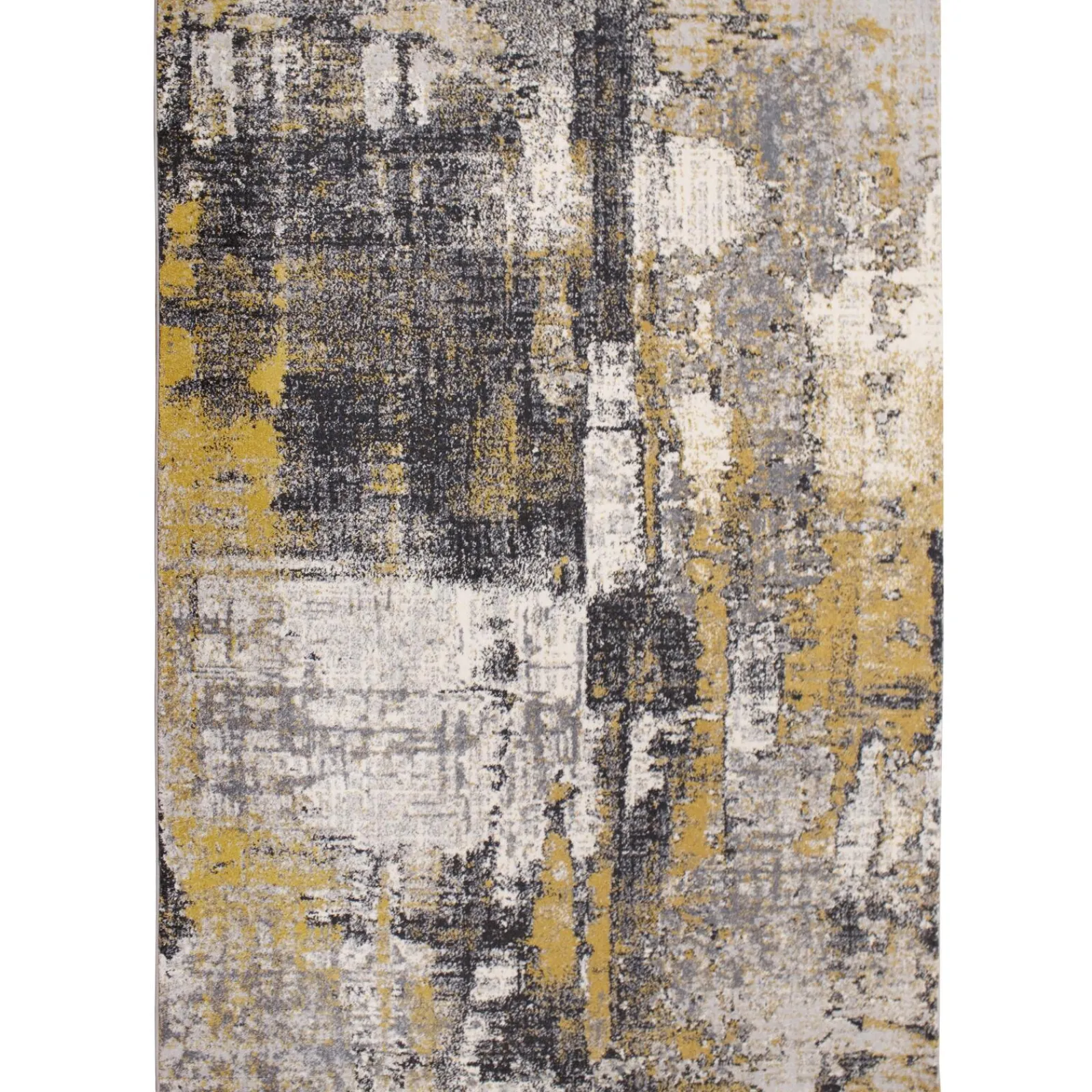 Clearance Tapis BARRY coloris gris jaune 160 x 230 cm - 4MURS Tapis