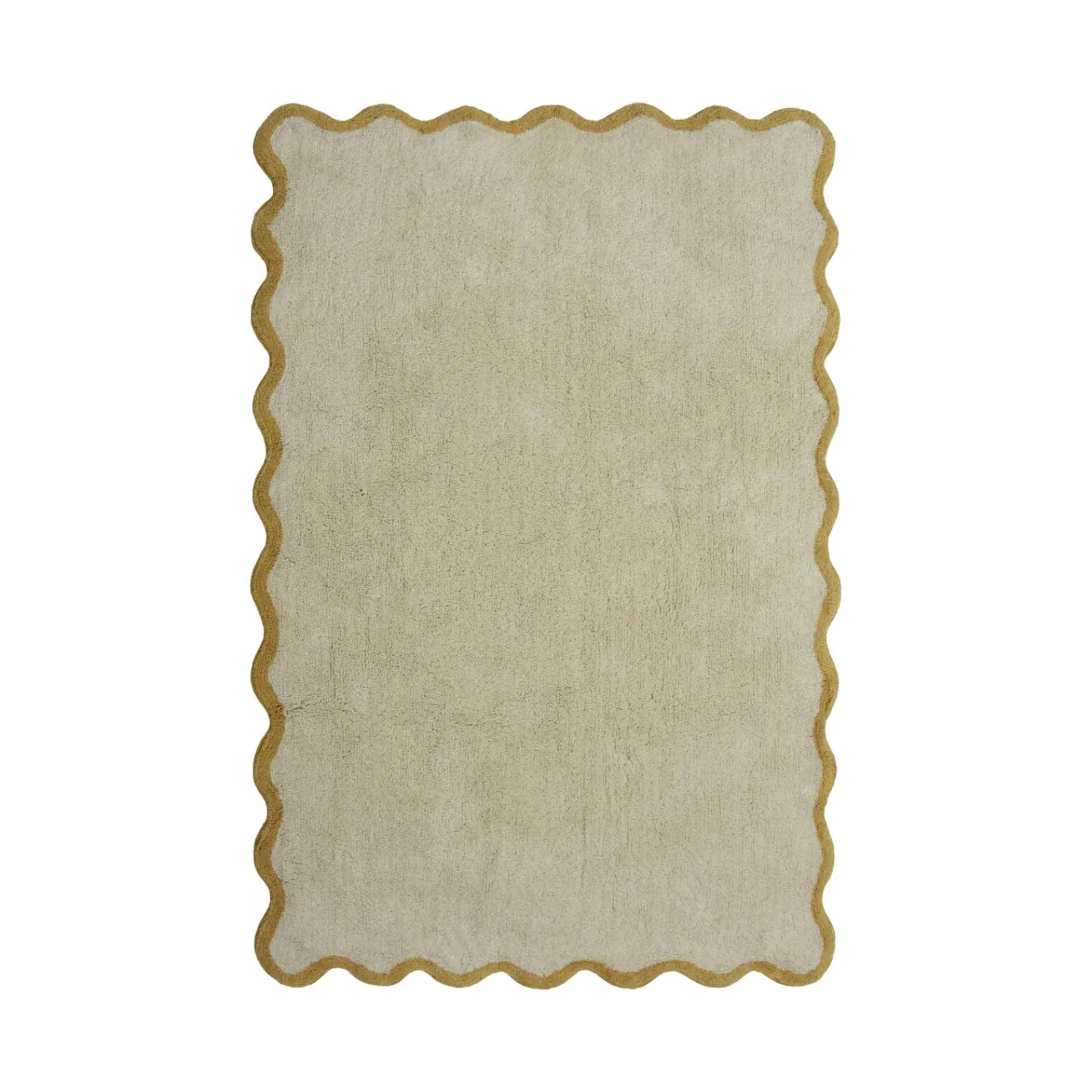 Discount Tapis BLOOM coloris ivoire/moutarde 120 x 170 cm - 4MURS Tapis