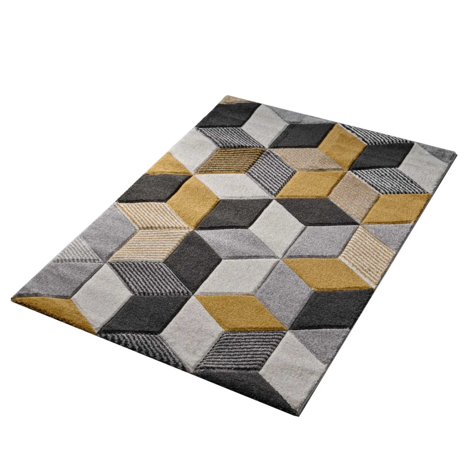 Online Tapis EZIO coloris jaune 100 x 150 cm - 4MURS Tapis