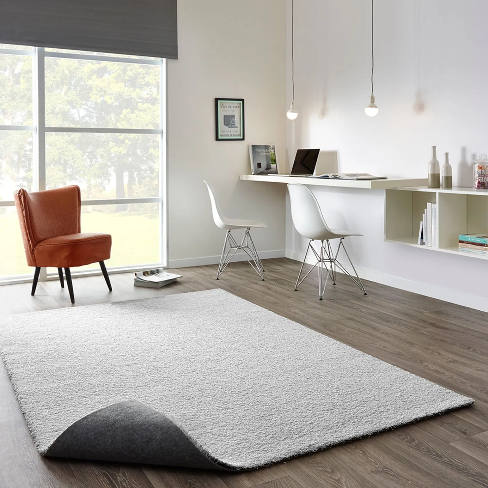 Discount Tapis FEEL coloris gris perle 140 x 200 cm - 4MURS Tapis