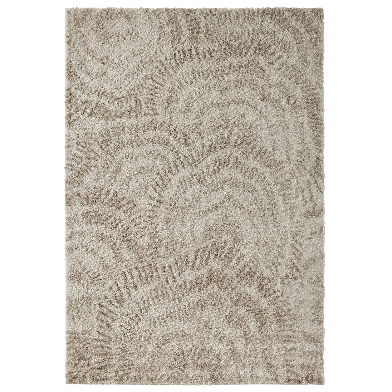 Outlet Tapis IDAE coloris ivoire sable 160 x 230 cm - 4MURS Tapis