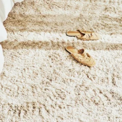 Outlet Tapis IDAE coloris ivoire sable 160 x 230 cm - 4MURS Tapis