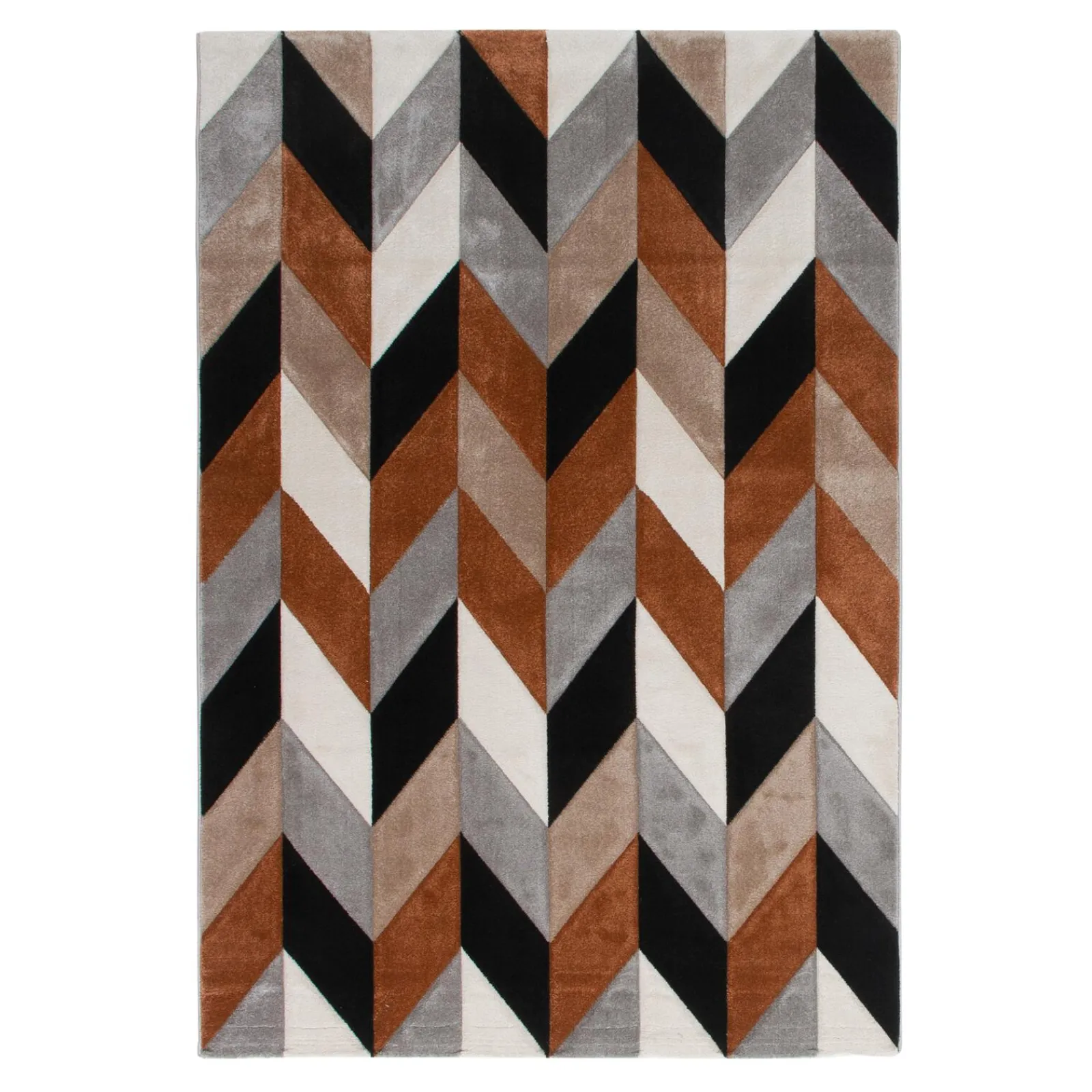 New Tapis LORENZO coloris brun 120 x 170 cm - 4MURS Tapis