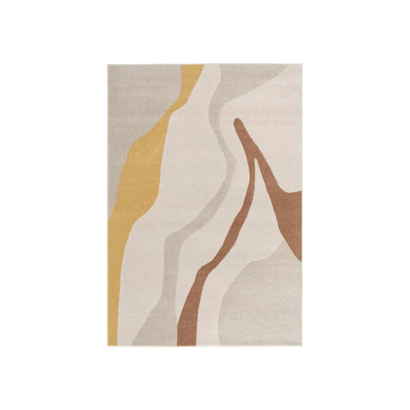 Sale Tapis MARMO coloris brun/jaune 160 x 230 cm - 4MURS Tapis