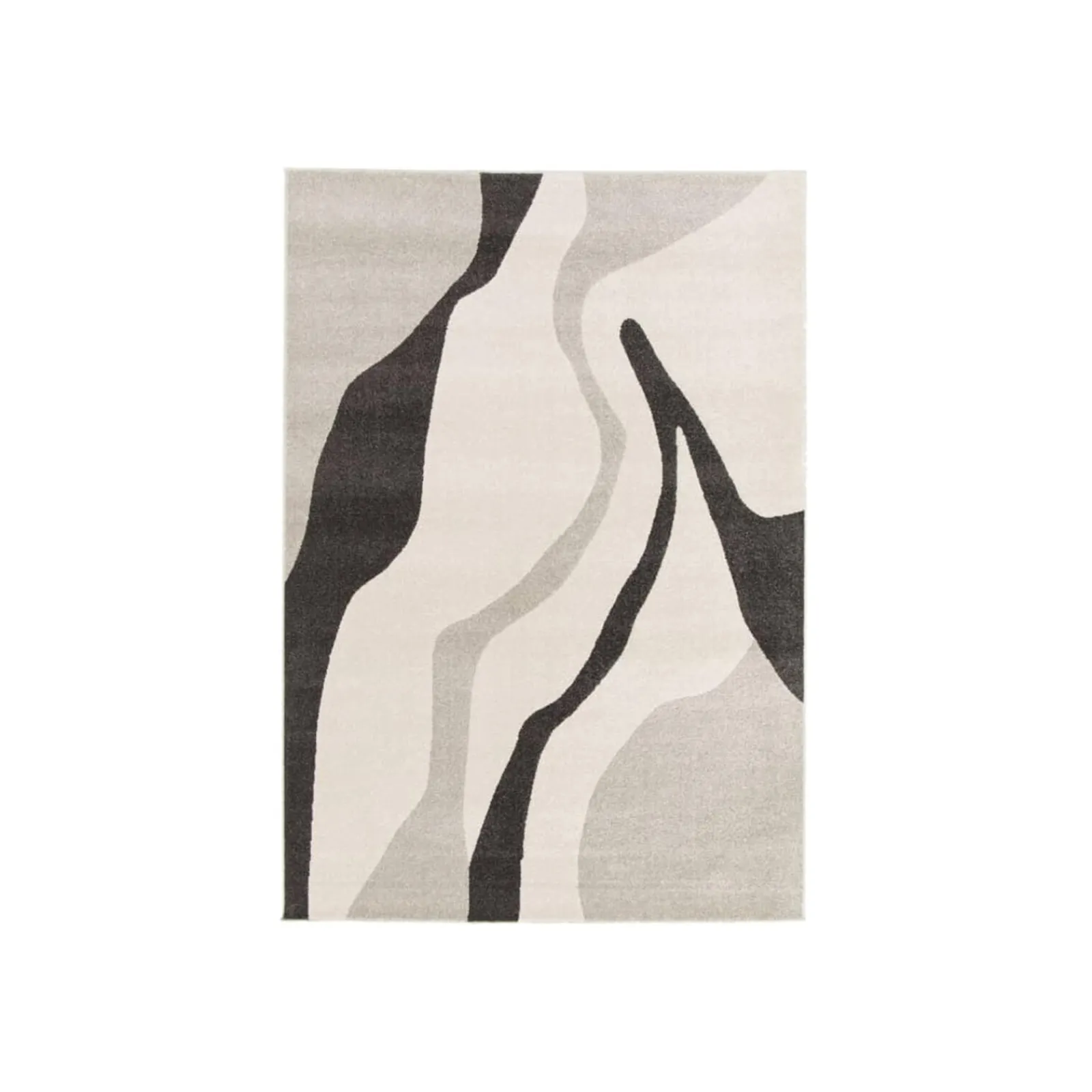 Fashion Tapis MARMO coloris noir / gris 160 x 230 cm - 4MURS Tapis