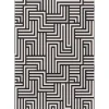 Clearance Tapis ONIX coloris noir 120 x 170 cm - 4MURS Tapis