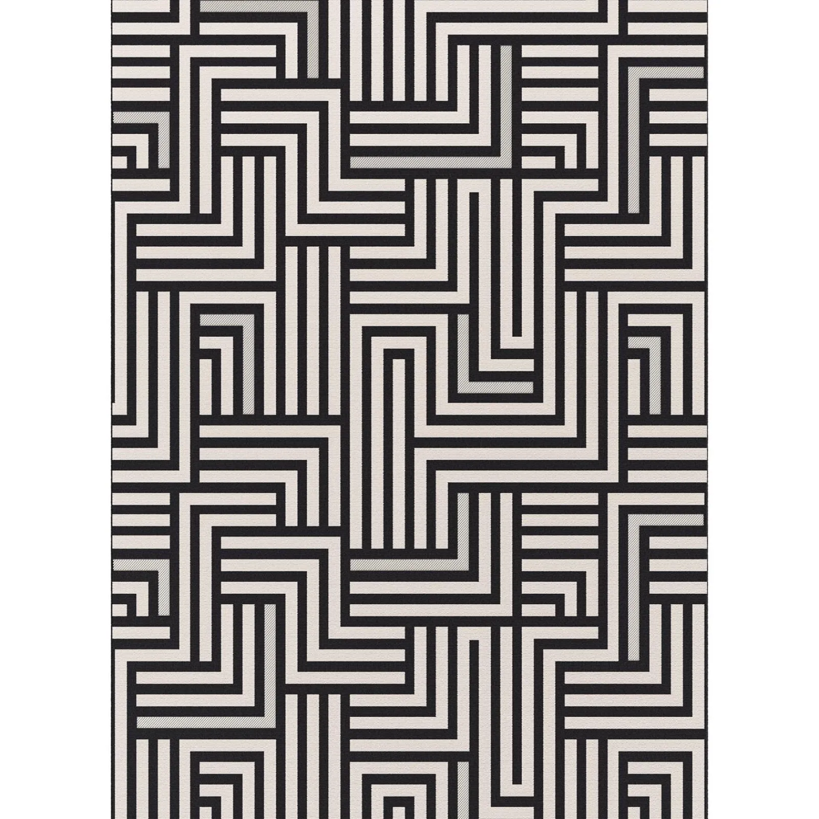 Clearance Tapis ONIX coloris noir 120 x 170 cm - 4MURS Tapis