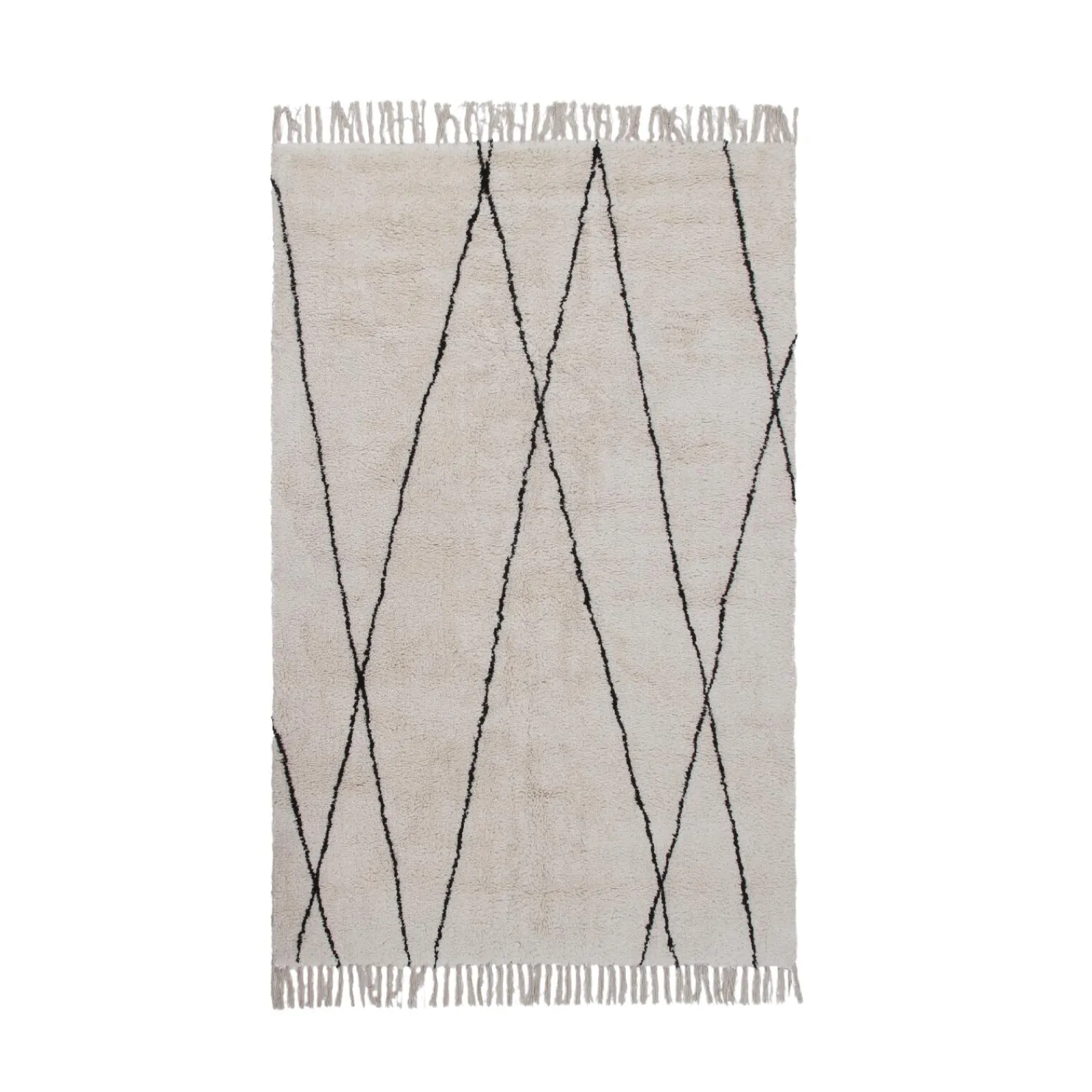 Online Tapis OSCAR coloris blanc 160 x 230 cm - 4MURS Tapis