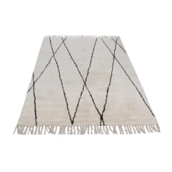 Online Tapis OSCAR coloris blanc 160 x 230 cm - 4MURS Tapis