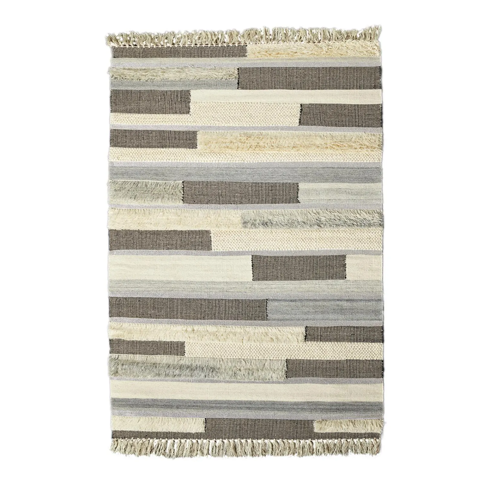 Discount Tapis PETRA coloris beige 160 x 230 cm - 4MURS Tapis