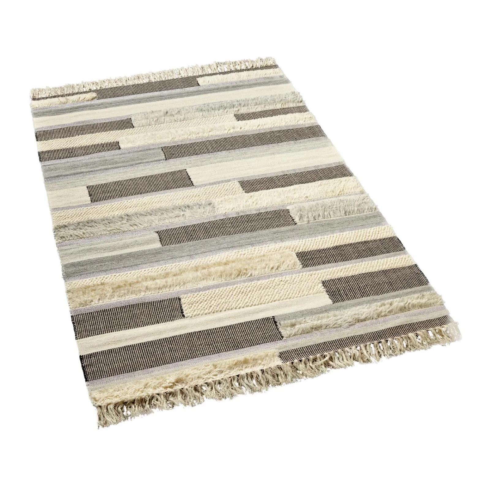 Discount Tapis PETRA coloris beige 160 x 230 cm - 4MURS Tapis
