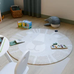 Hot Tapis SIMBA coloris beige naturel - 4MURS Enfant Textile De Maison Enfant|Tapis
