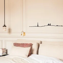 Online The Line Déco murale métal PARIS XL coloris noir - 4MURS Objets Muraux