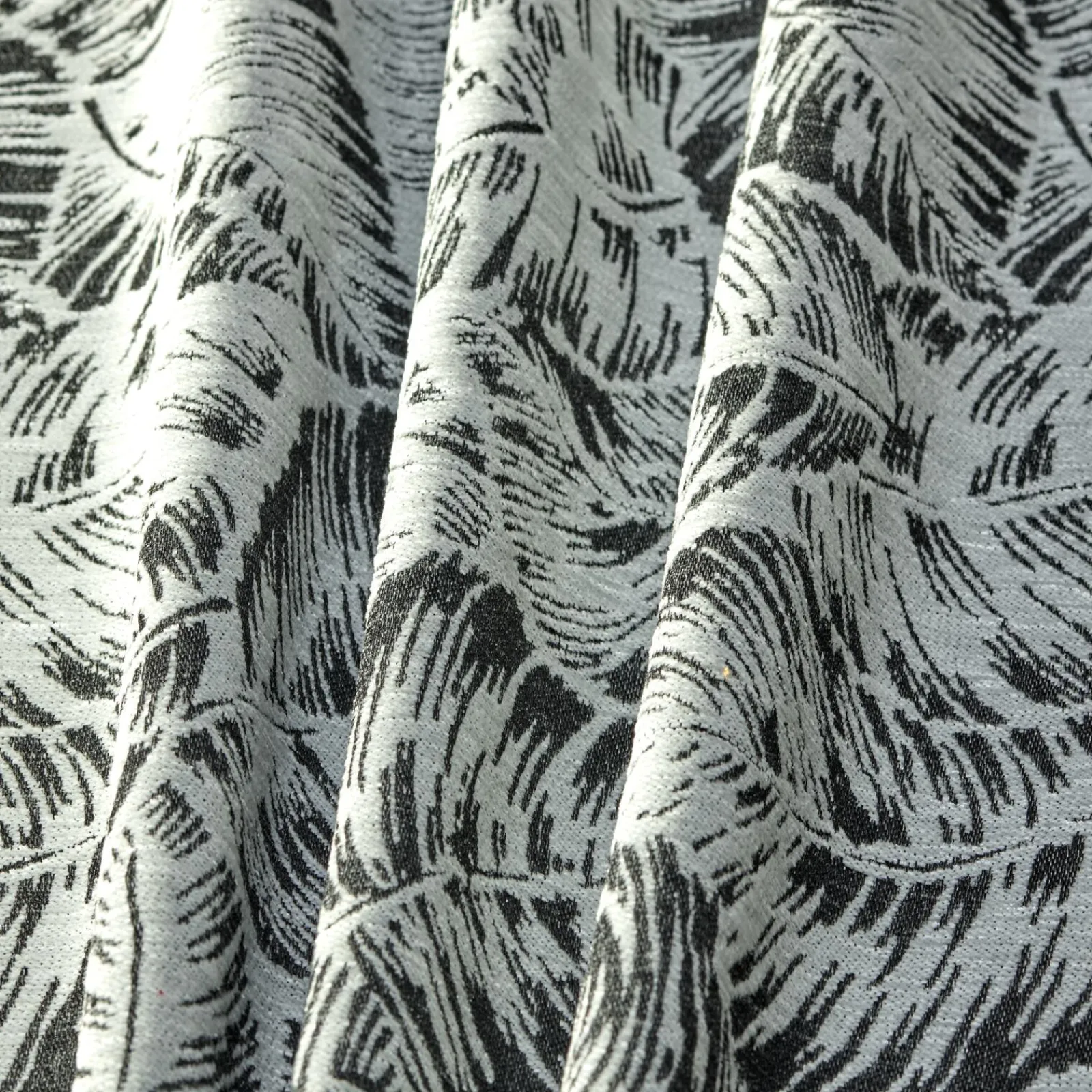 Hot Tissu BORNEO coloris gris - 4MURS Rideaux, Voilages Et Stores Sur Mesure