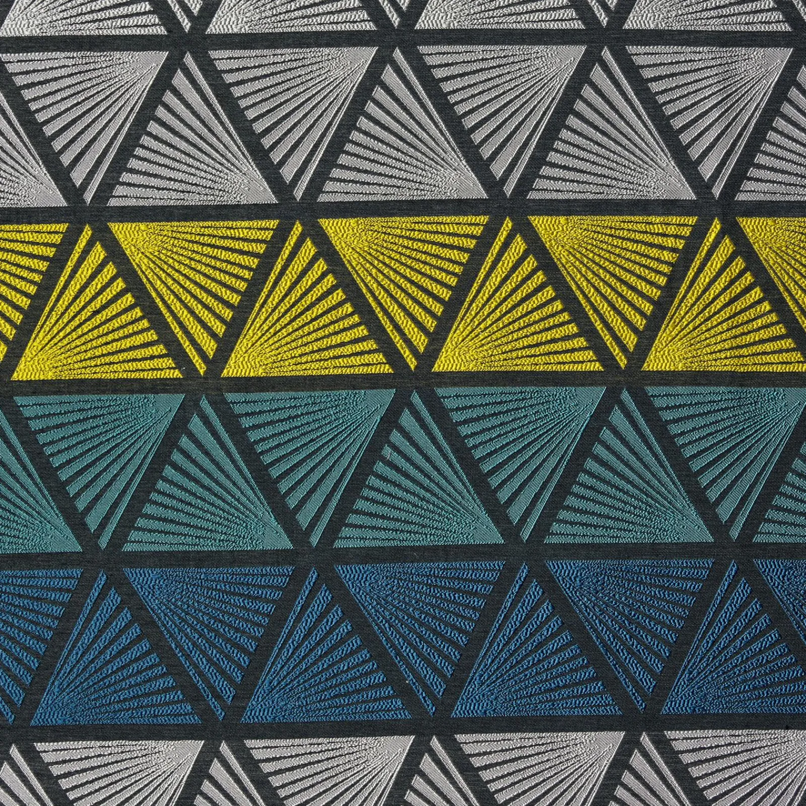 Sale Tissu GABIN coloris bleu - 4MURS Rideaux, Voilages Et Stores Sur Mesure