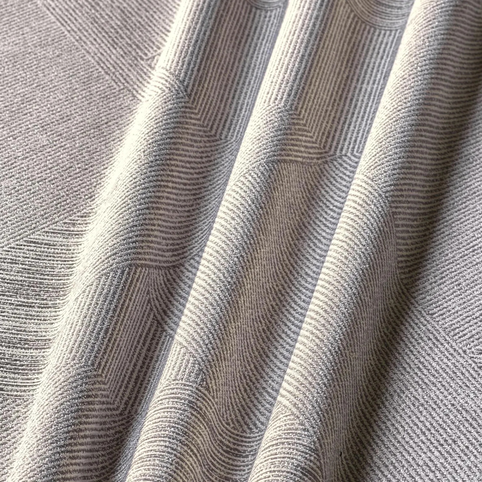 Online Tissu KILA coloris gris - 4MURS Rideaux, Voilages Et Stores Sur Mesure