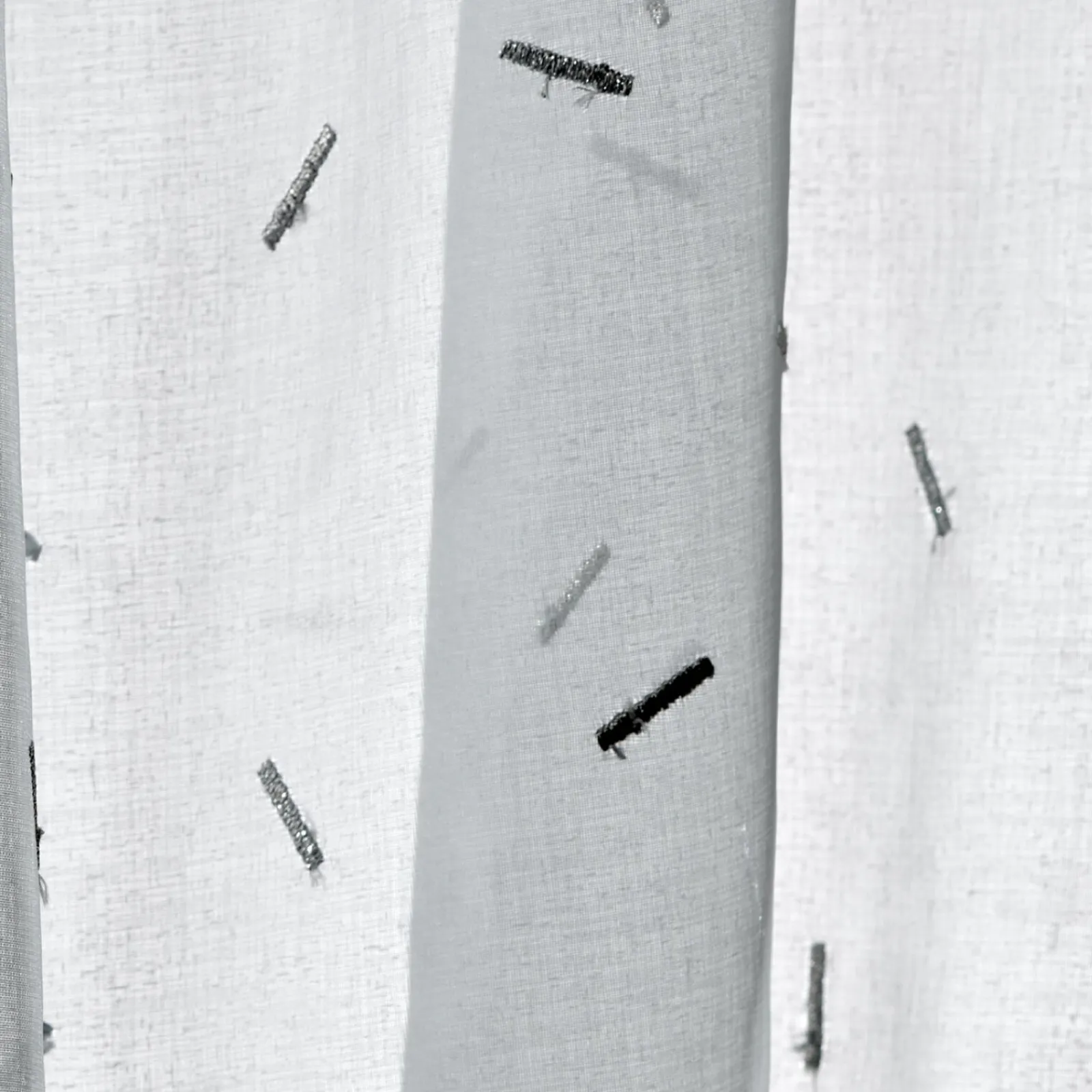 Outlet Tissu MANON coloris gris - 4MURS Rideaux, Voilages Et Stores Sur Mesure