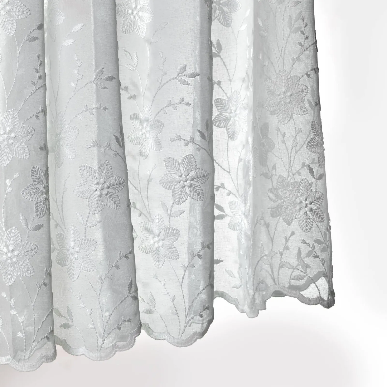 Clearance Tissu MÉLODIE coloris blanc - 4MURS Rideaux, Voilages Et Stores Sur Mesure