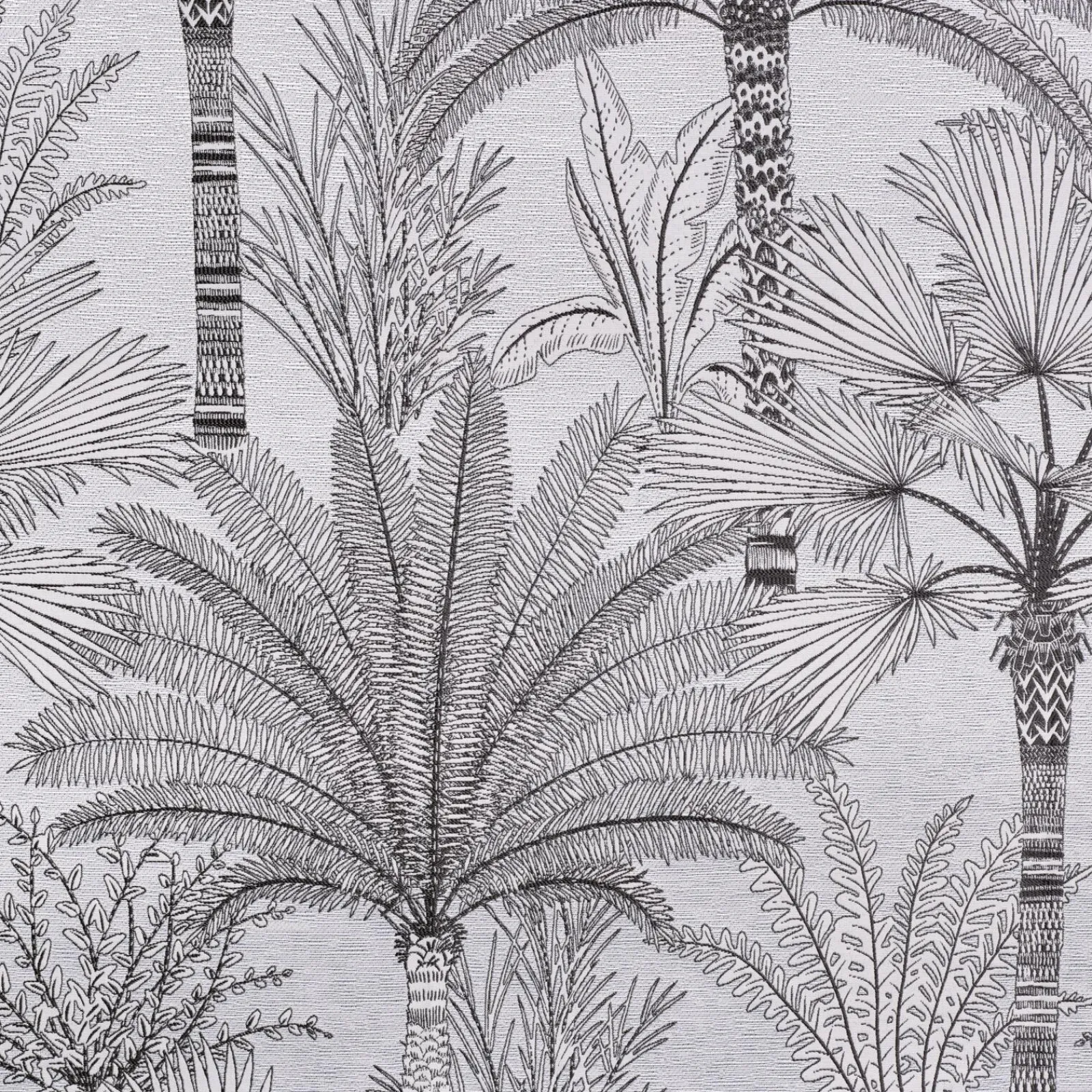 Best Tissu PALMERA coloris noir - 4MURS Rideaux, Voilages Et Stores Sur Mesure