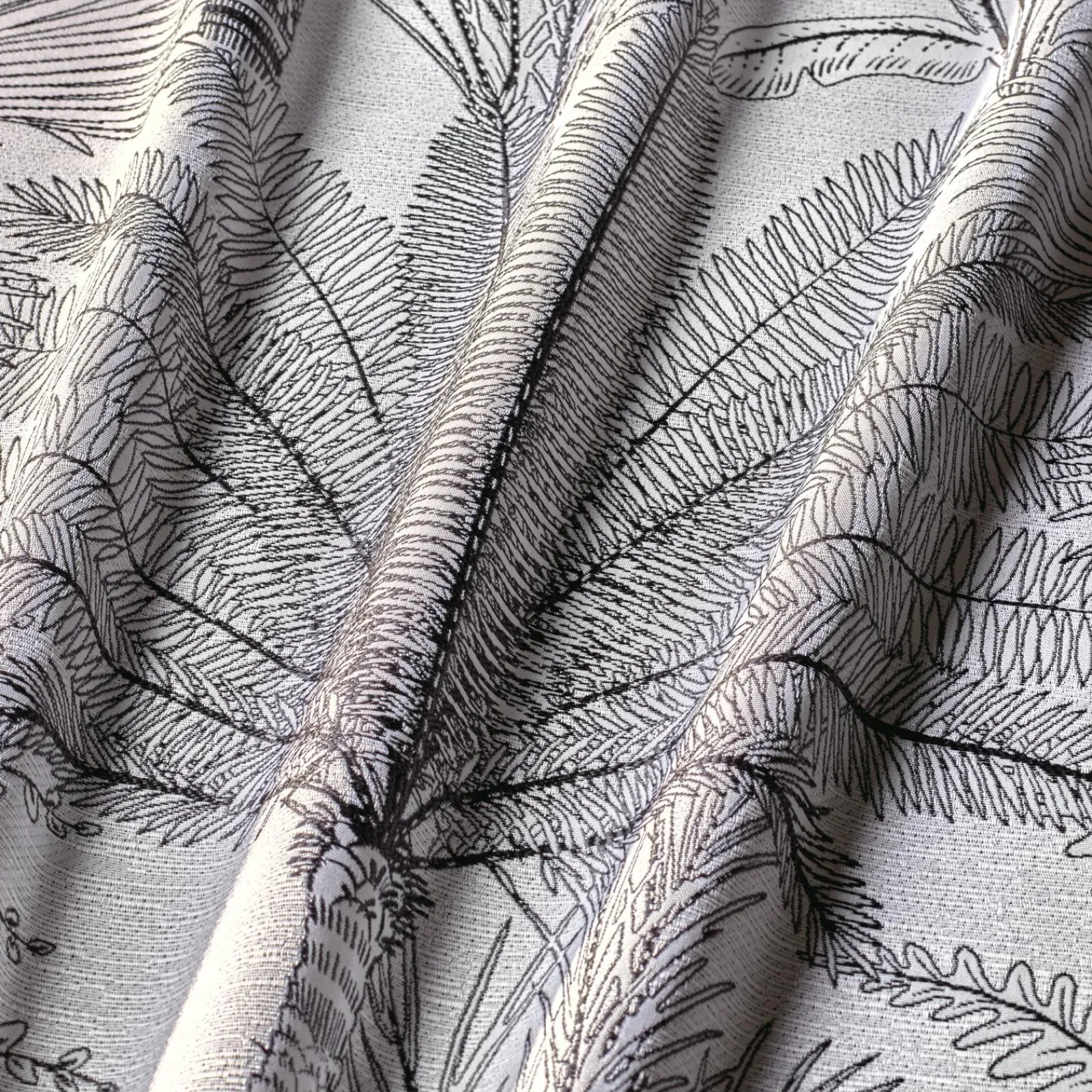 Best Tissu PALMERA coloris noir - 4MURS Rideaux, Voilages Et Stores Sur Mesure