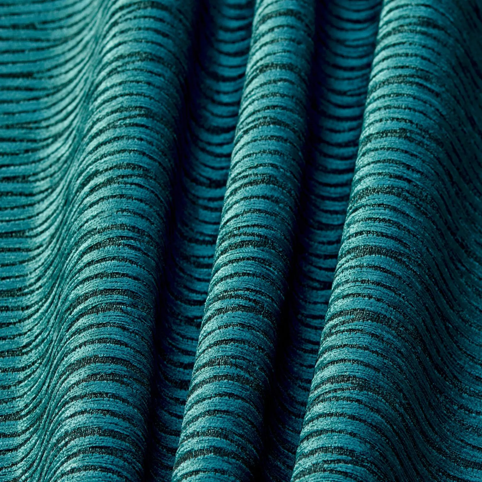 Outlet Tissu SALSA coloris bleu paon - 4MURS Rideaux, Voilages Et Stores Sur Mesure