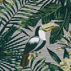 Discount Tissu TOUCAN coloris vert - 4MURS Rideaux, Voilages Et Stores Sur Mesure