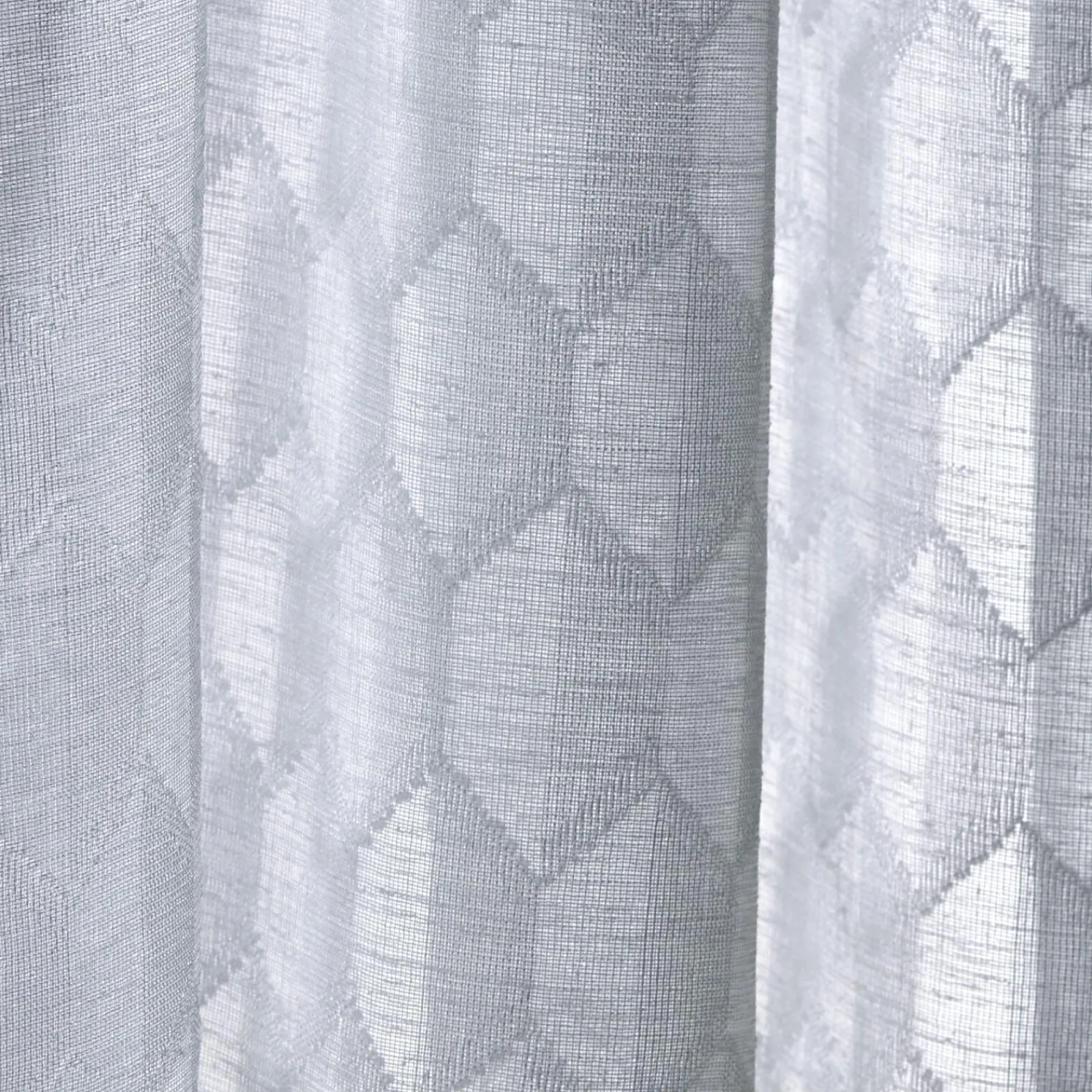 Discount Tissu YASMINE coloris blanc - 4MURS Rideaux, Voilages Et Stores Sur Mesure