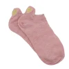 Outlet Chaussettes LANGUETTE COEUR coloris rose - 4MURS Vêtements