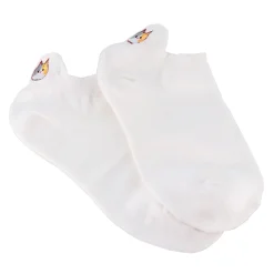 Discount Chaussettes LANGUETTE CHAT coloris blanc - 4MURS Vêtements