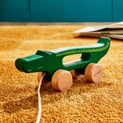 Hot Jeu d'éveil MR. CROCODILE À TIRER - 4MURS Enfant Jeux D'Éveil|Jouets