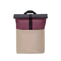 Sale Sac à dos HAJO MINI coloris Beige/Aubergine - 4MURS Sacs