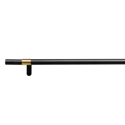 Outlet Kit barre à rideaux HAUTBOIS noir / or 2,54 cm de 122,0 à 224 cm Voilages, Vitrages, Stores Et Accessoires