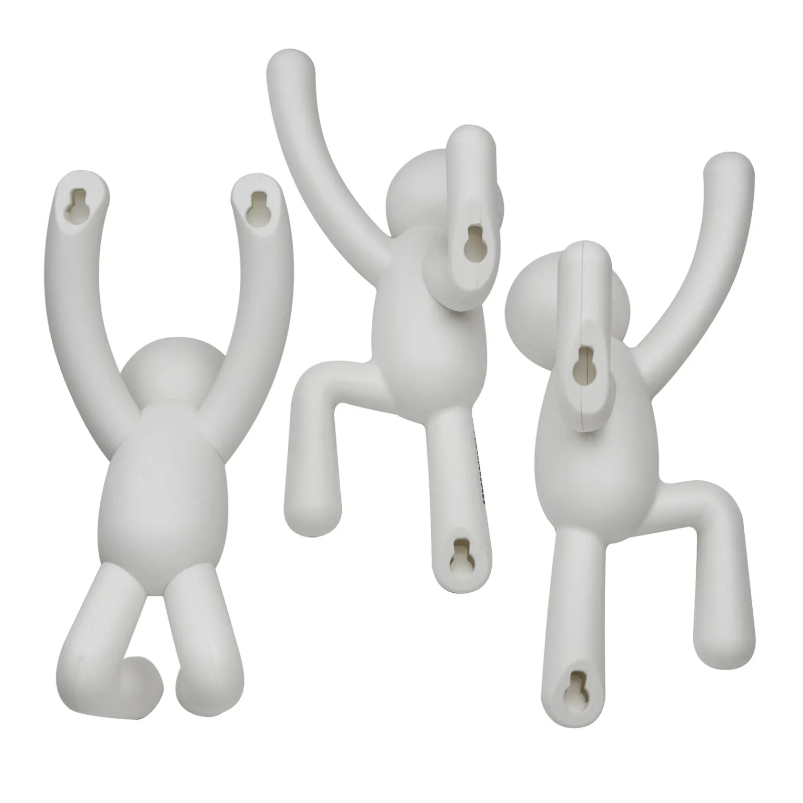 New Patère BUDDY coloris blanc - 4MURS Rangements