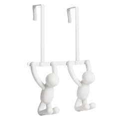Outlet Patère BUDDY DOUBLE coloris blanc - 4MURS Rangements