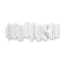 Discount Patère SLIDING coloris blanc - 4MURS Rangements