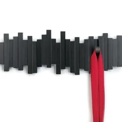 Outlet Patère SLIDING coloris noir - 4MURS Rangements